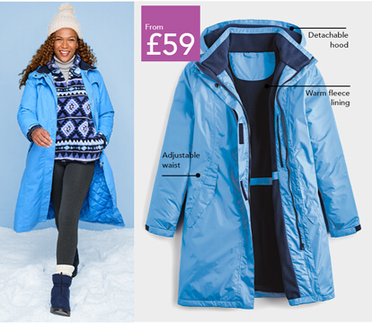 Fleece Lined Waterproof Jacket